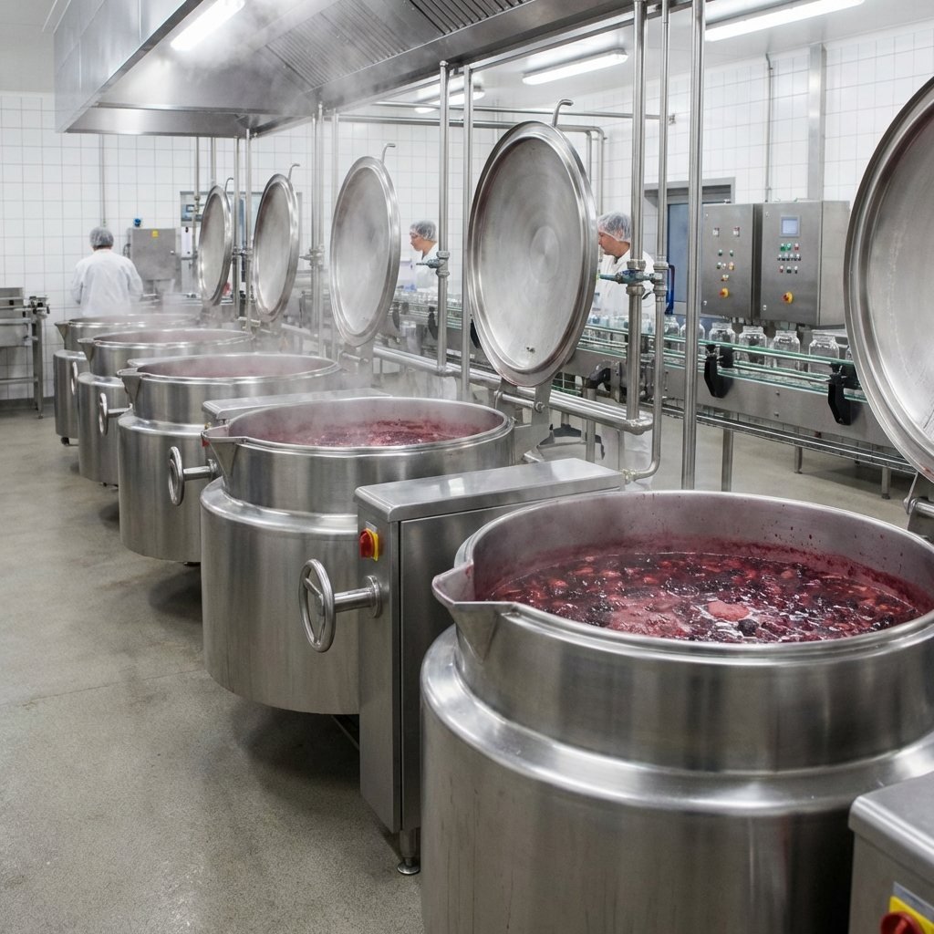 Vakumlu Reçel ve Marmelat Üretim Kazanı